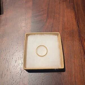 10k Camelot Gold Band Pinky Ring